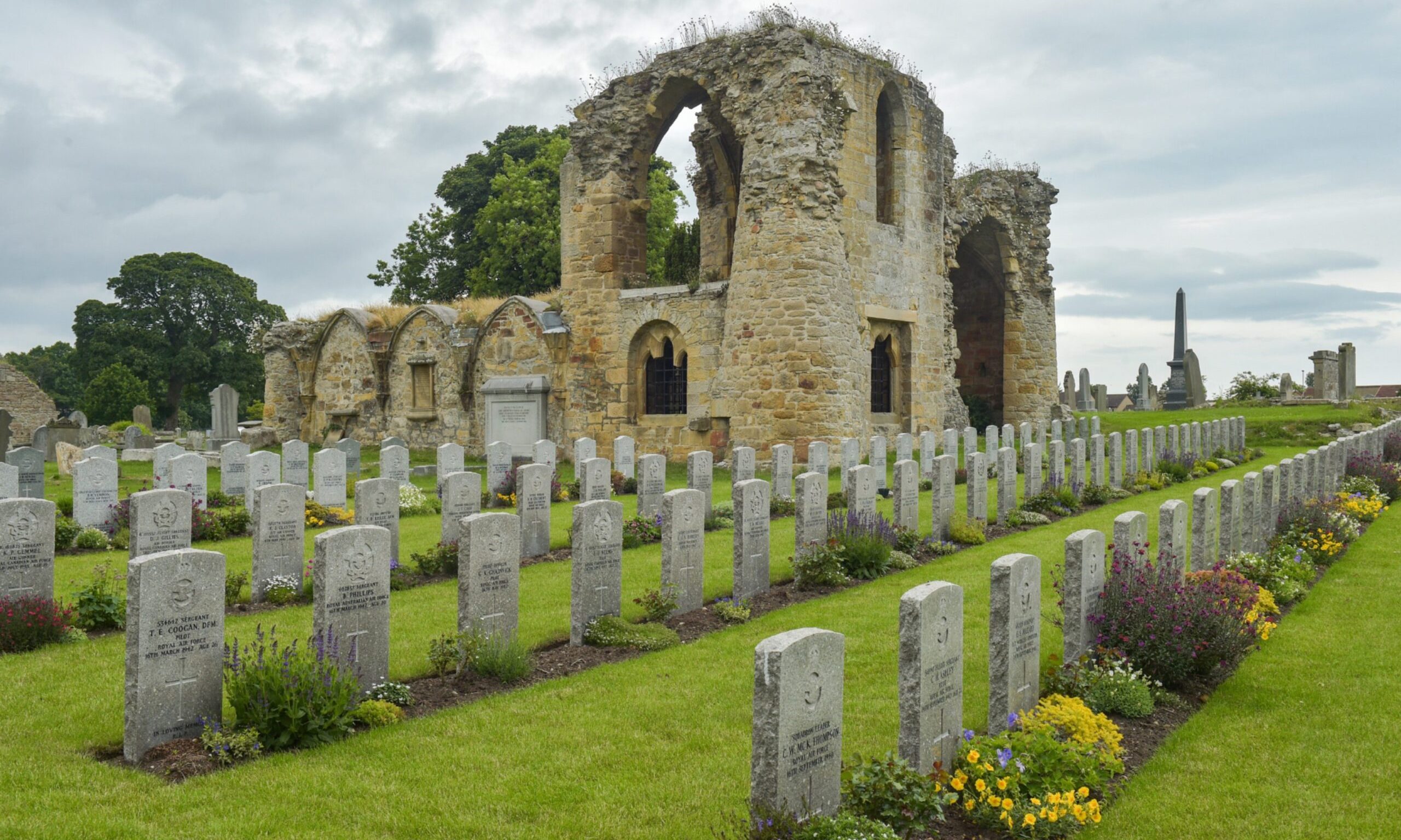 Ruins of Kinloss Abbey.