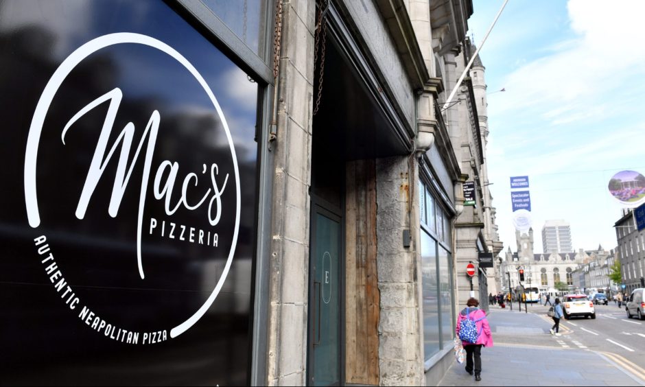 Mac's Pizzeria on Union Street, owned by McGinty's Group.