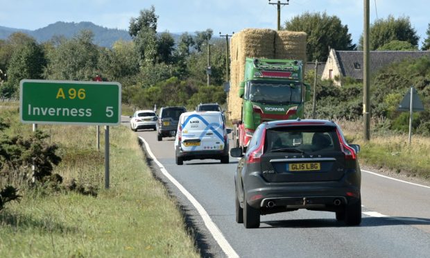 The SNP promised to dual the A96 between Aberdeen and Inverness over a decade ago. Image:  Sandy McCook/DC Thomson.