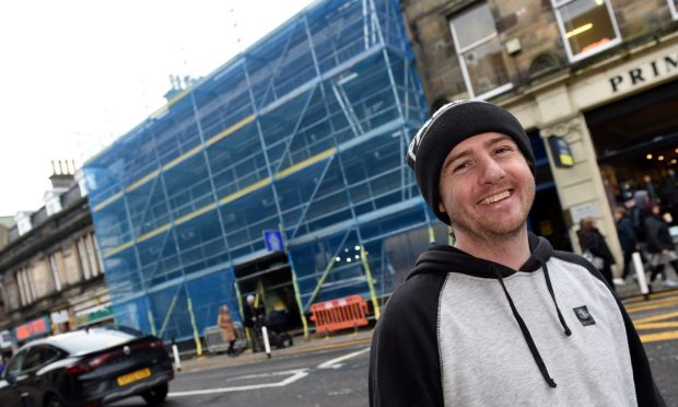 Taran Campbell, who is opening Playback Bar on Academy Street, Inverness.
Image: Sandy McCook/DC Thomson