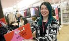 The Next sale started in store earlier this morning in Inverness.
Picture shows Melanie Jones, Next assistant manager at Eastgate shopping centre.
Sandy McCook/DC Thomson