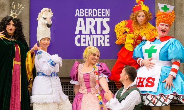 TaleGate Theatre Company bring Rapunzel the panto to Aberdeen Arts Centre. Image: Facebook.