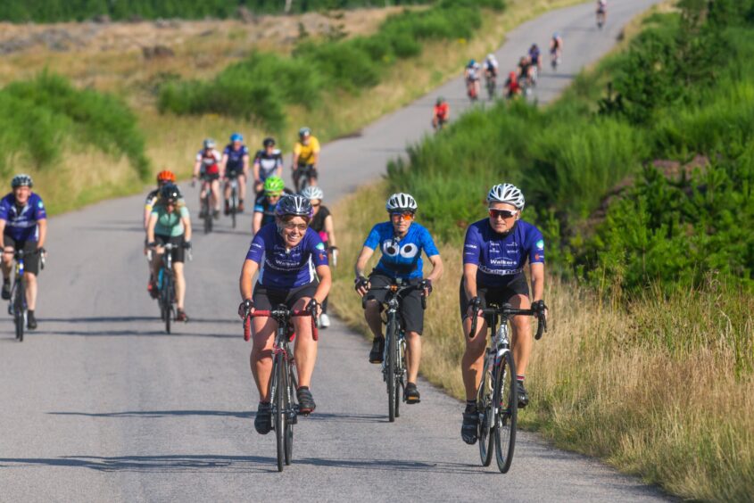 Cyclists out on day two of Ride the North in 2019