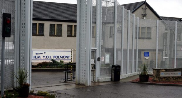A picture of Polmont Young Offender's Institution.
