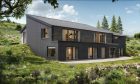 Plans have been approved for the stunning modern home in Royal Deeside. Image: Katrina Denholm Architects.