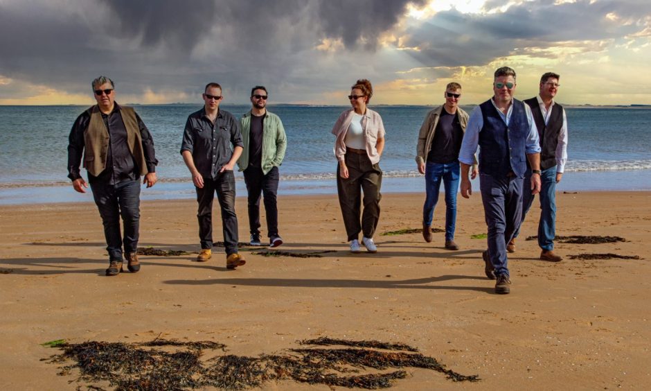 Skipinnish pictured on a beach.