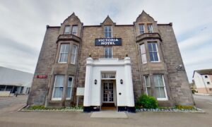 The Victoria Hotel in Forres.