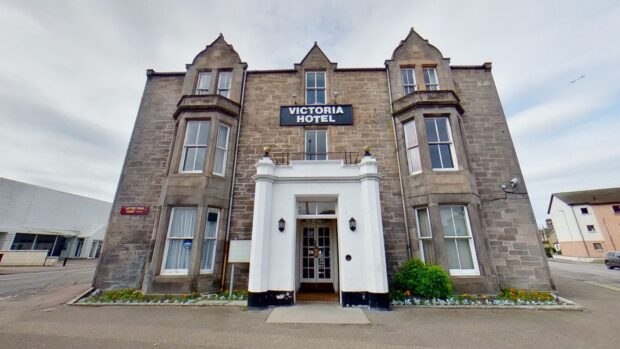 The Victoria Hotel in Forres.
