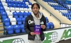 To go with story by Paul Third. Cove Rangers striker Rumarn Burrell has been named cinch League One player of the month for November. Picture shows; Rumarn Burrell. Balmoral Stadium. Supplied by Cove Rangers FC Date; 05/12/2023