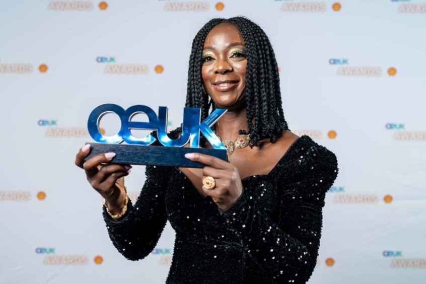 Equality, diversity and inclusion winner Mavis Anagboso, of Harbour Energy.