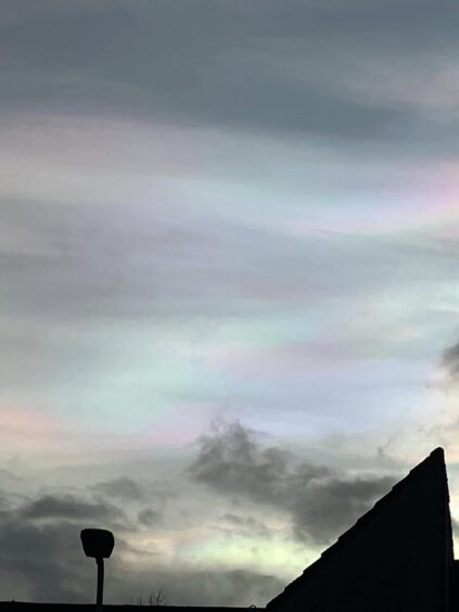 Nacreous clouds