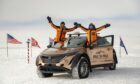Aberdeen couple Julie and Chris Ramsey drove from the North to the South Pole entirely in an electric vehicle. Image: Pole to Pole EV/Facebook.