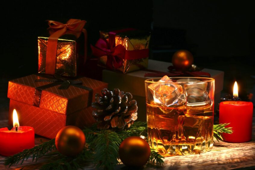Whisky at Christmas.