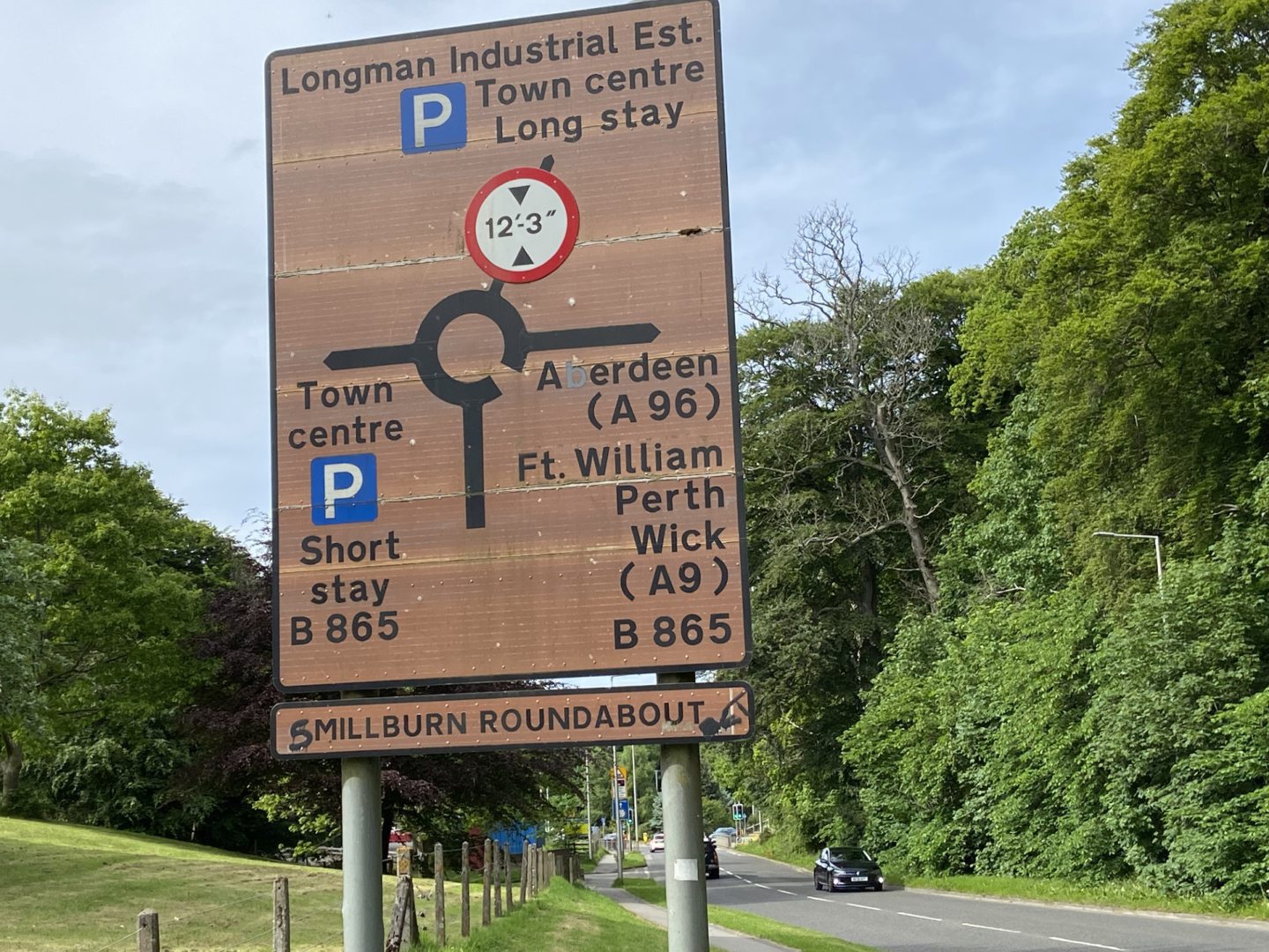 Smillburn roundabout: The Inverness graffiti old enough to vote