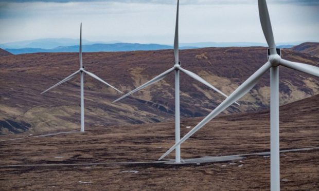 Highland wind farm.
