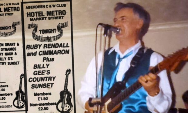 Huntly musician Billy Smith, better known as Billy G.