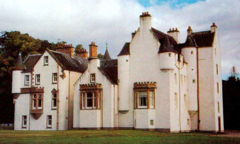 The 17th century Erchless Castle by Beauly, the seat of Clan Chisholm until 1937.