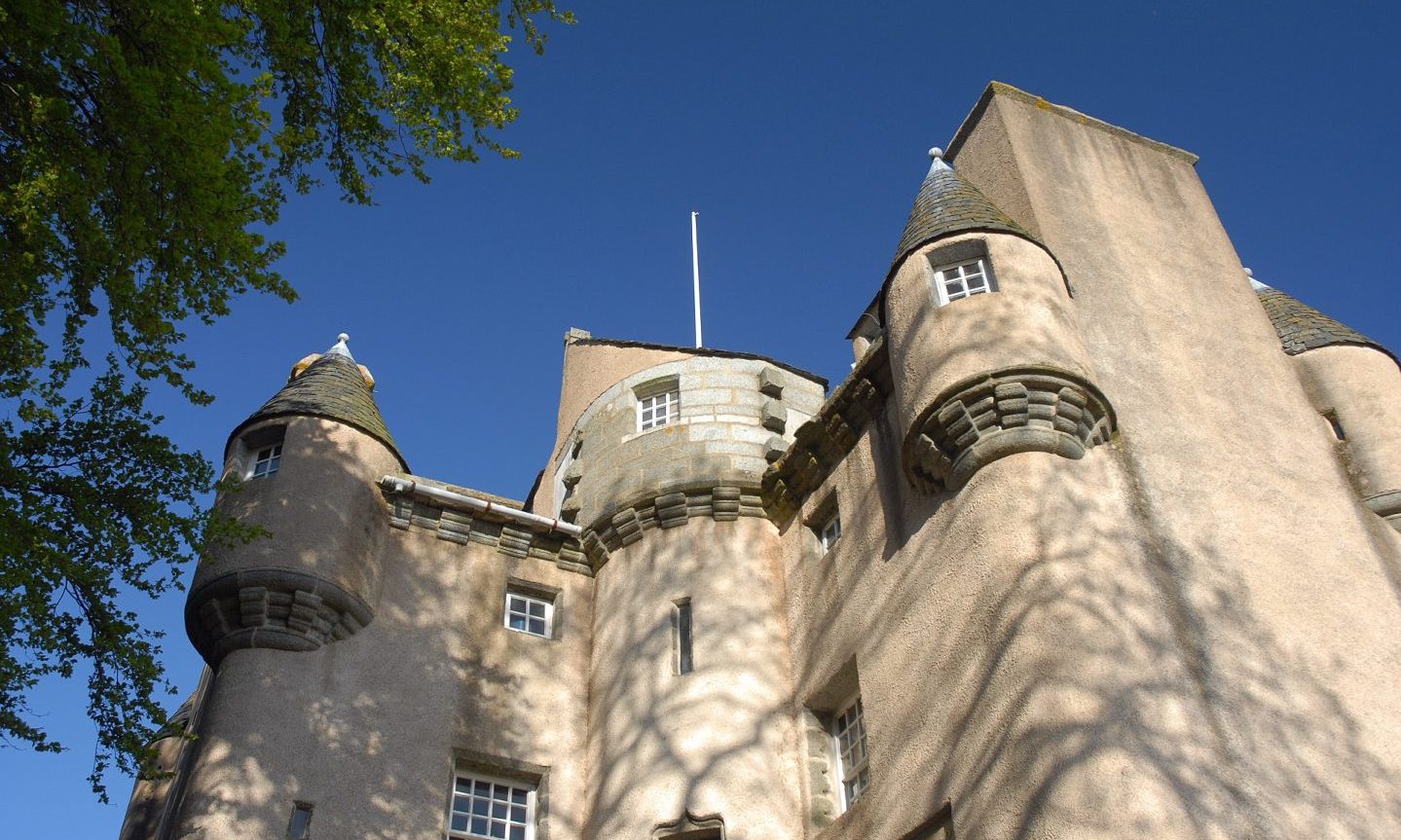 A view of the castle exterior