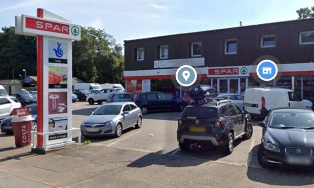The alleged assault took place near the Spar shop in Culloden. Google Maps