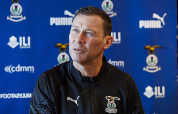 Caley Thistle manager Duncan Ferguson. Image: SNS
