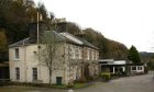 The Cairnbann Hotel on the banks of the Crinan Canal.