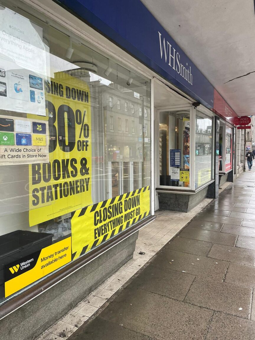 WH Smith Aberdeen closure means trek to nearest Post Office