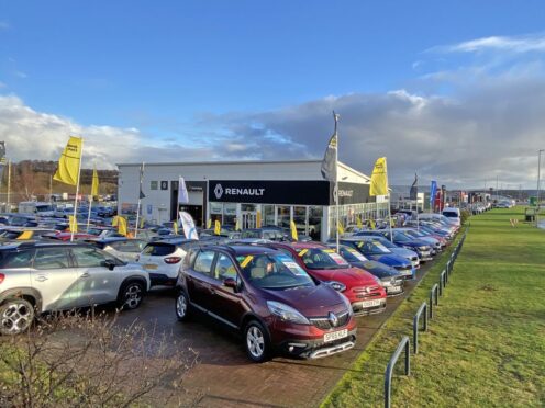 Current home of one of Elgin’s Arnold Clark dealerships up for sale