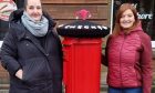 Oban postbox topper has a cervical screening health message.