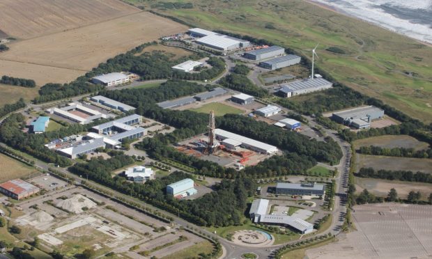 Aerial view of Aberdeen Energy Park.