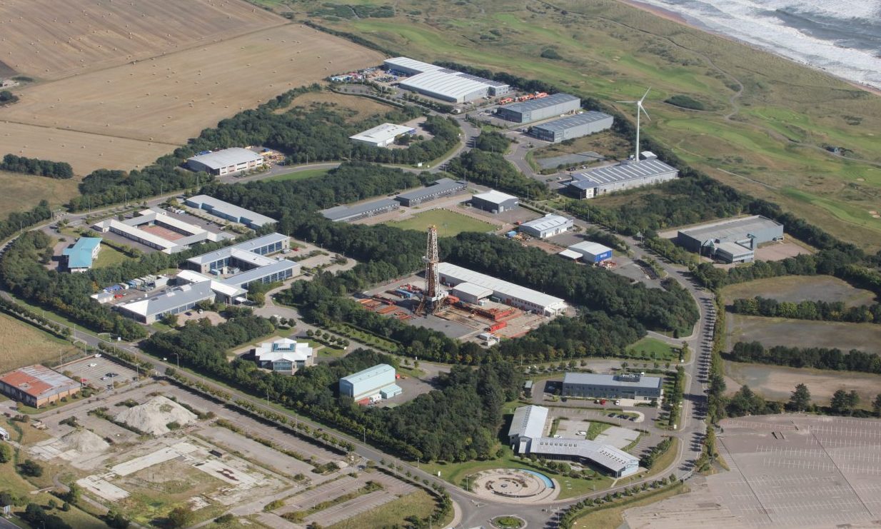Aerial view of Aberdeen Energy Park.