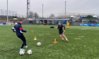 Aberdeen's Connor Barron training with DD Advanced Coaching.