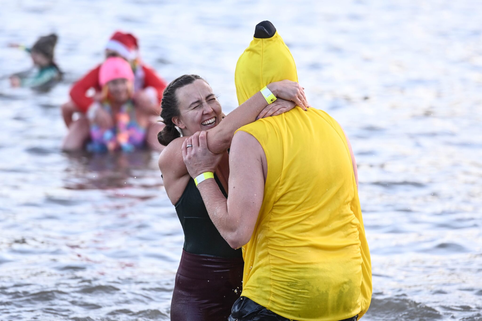 Dozens plunge into North Sea for Stonehaven's Nippy Dip