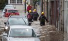 Flooding in Ballater during Storm Frank