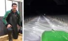 Orkney farmer helps carer get to client during snow.