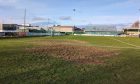 View of affected area of Buckie Thistle pitch.