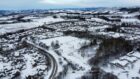 Capturing the scenic beauty of snow-covered landscapes in and around Aberdeen and Aberdeenshire from a mesmerizing aerial perspective using a drone. Image: Kenny Elrick/DC Thomson