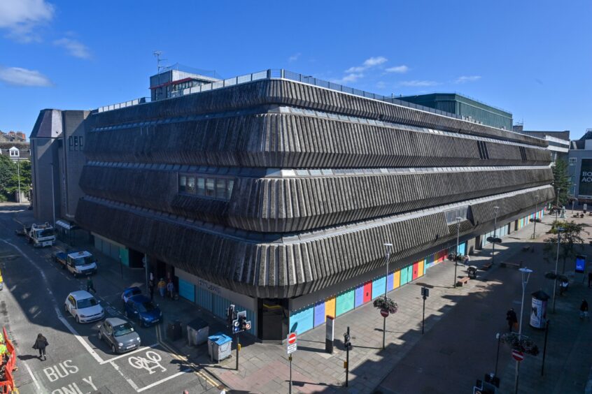 The former John Lewis building, Norco House, would prove more difficult to rework into offices due to a lack of natural light, claimed Mr Tinto. Image: Kenny Elrick/DC Thomson