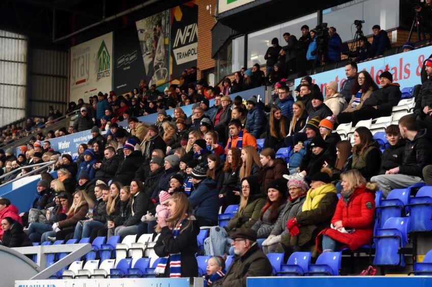 1,031 fans watched Caley Thistle Women take on Rangers at the Caledonian Stadium.