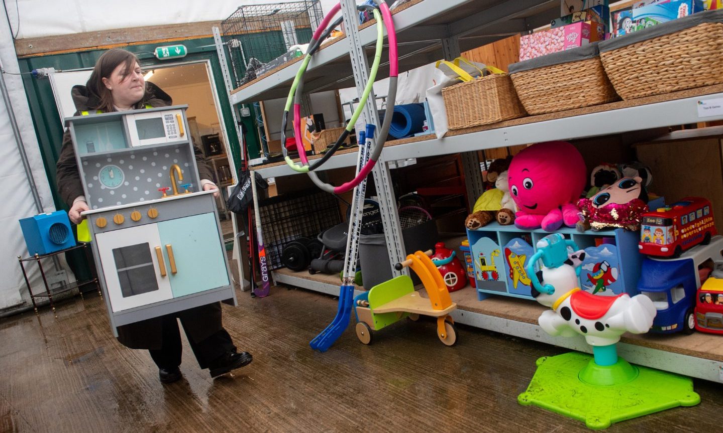 Our reporter Lauren Taylor spent a day helping out at the Reuse Shop at Hazlehead Recycling Centre.