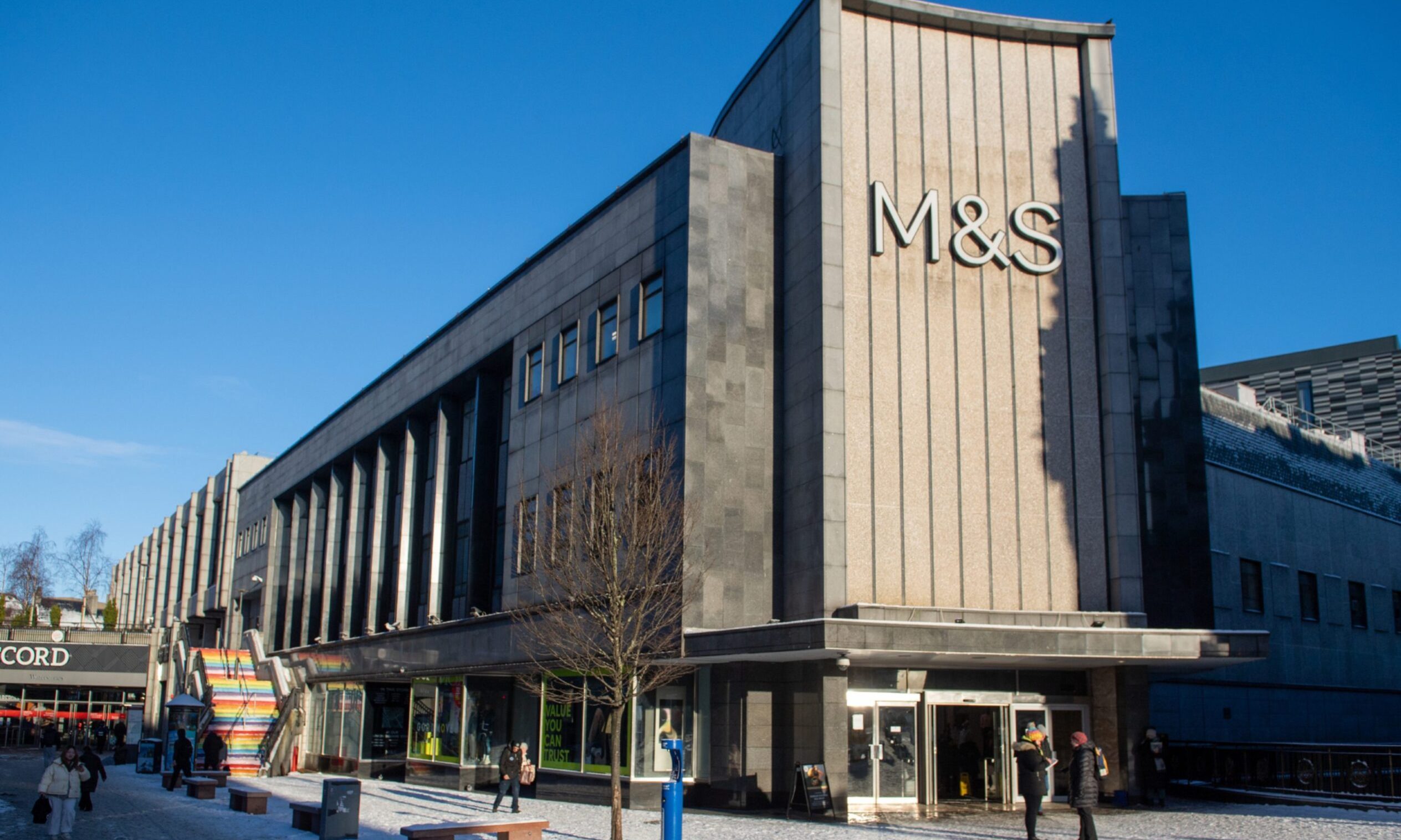 M&S Aberdeen flagship store on St Nicholas Street.