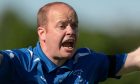 Mark Macpherson during his first spell as Kilmallie manager. Image: Neil G Paterson.