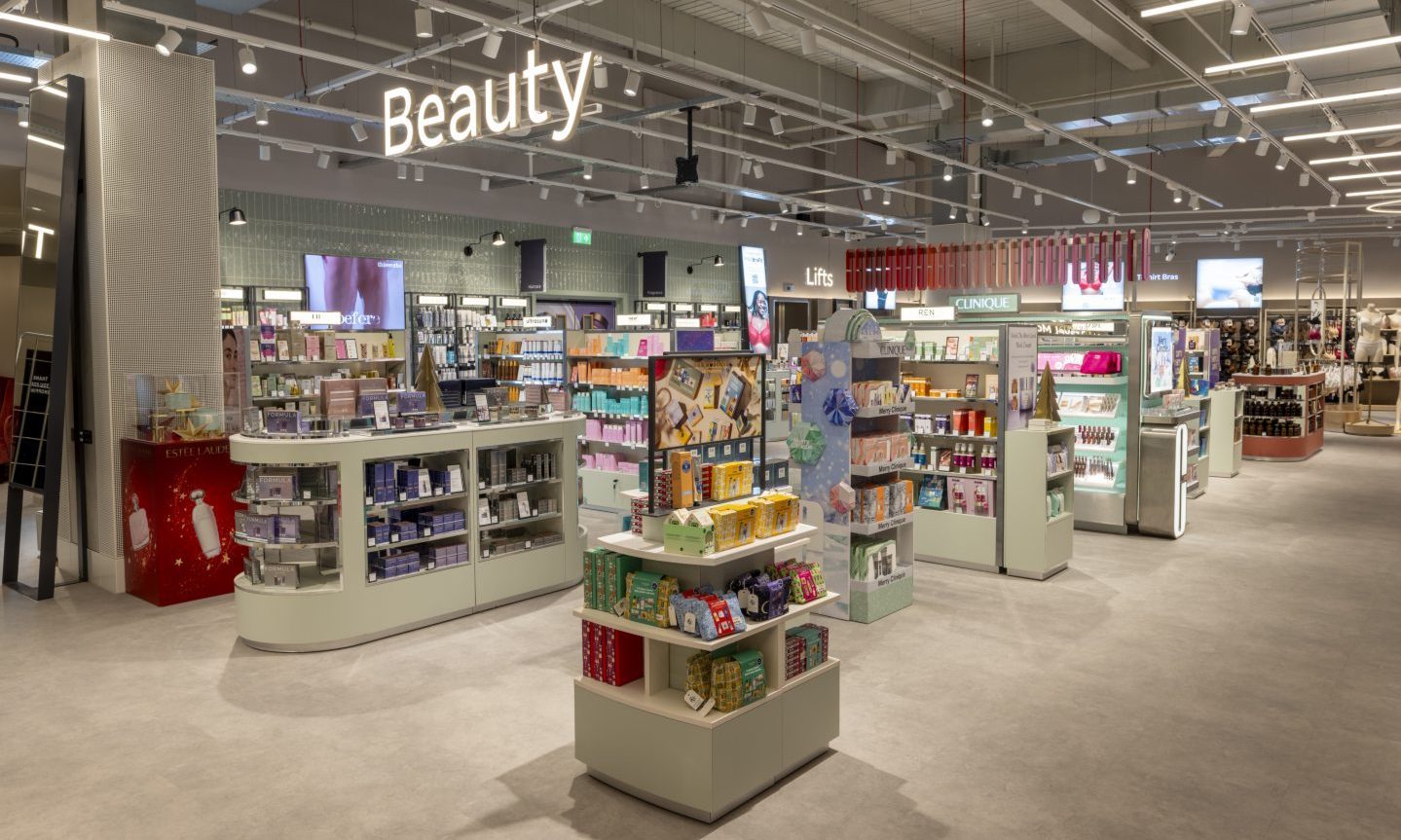 The beauty section
