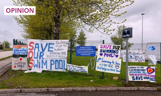 Bucksburn swimming pool must now undergo refurbishment before it will be fit for public use again, following the council U-turn. Image: Darrell Benns/DC Thomson