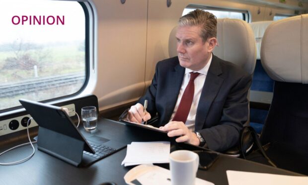 Sir Keir Starmer is widely considered to be the most likely next prime minister of the UK - but how will he handle Scotland? Image: Stefan Rousseau/PA Wire