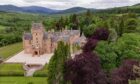 Ardross Castle makes a dramatic setting for the tension packed television programme. Image: Ardross Castle