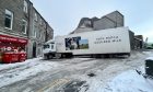 A stuck lorry has been blocking Carnegie’s Brae since 4:45am today. DC Thomson