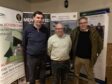 NFU Scotland's north-east region's team from left, vice-chair Danny Skinner, chair Kevin Gilbert, and vice-chair David Greer.