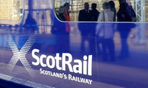 A ScotRail train.