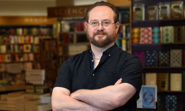 Stuart MacBride at the official opening of the new Waterstones bookshop in the Bon Accord Centre, Aberdeen.
