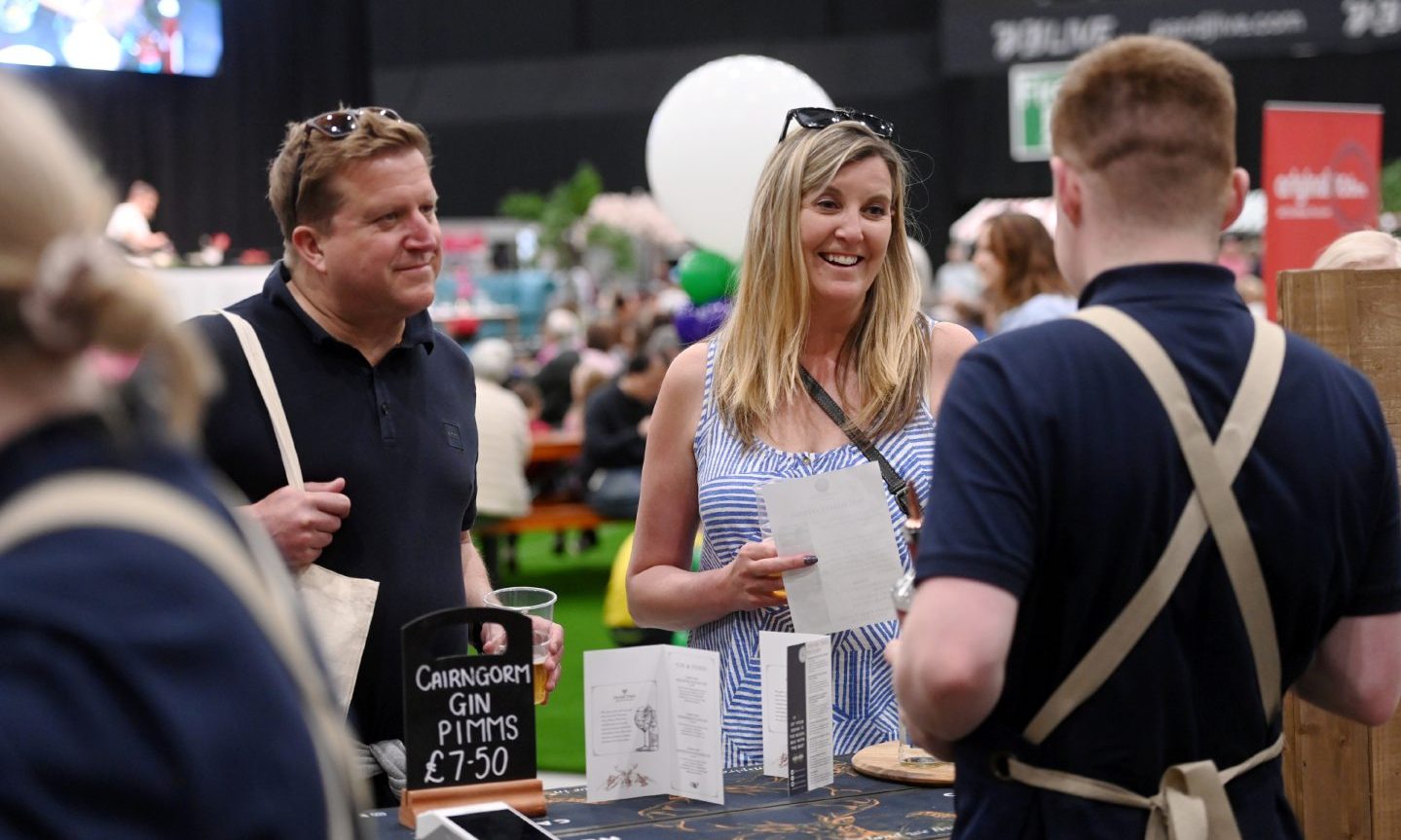 Visitors at a previous Taste of Grampian.